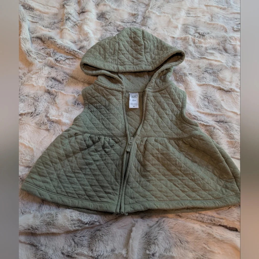 Carter's Quilted Zipper Vest 18 Month